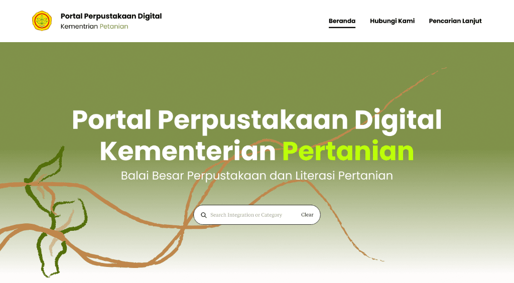 Redesain UI Portal Pertanian